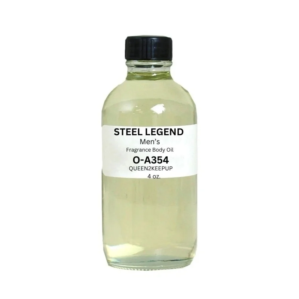 Steel Legend (Men) Body Oil 4 oz Fragrance All Natural Scent